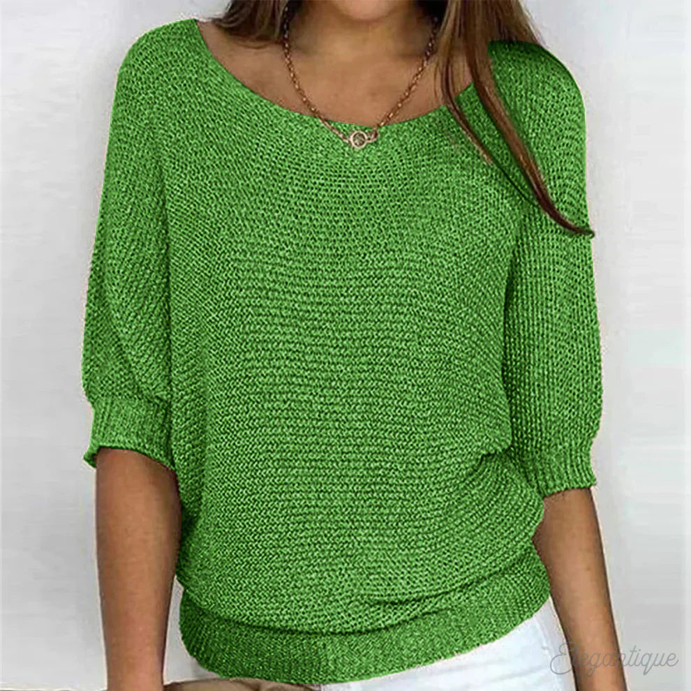 Celia™ - Relaxed Knit Top