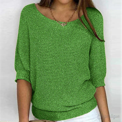 Celia™ - Relaxed Knit Top
