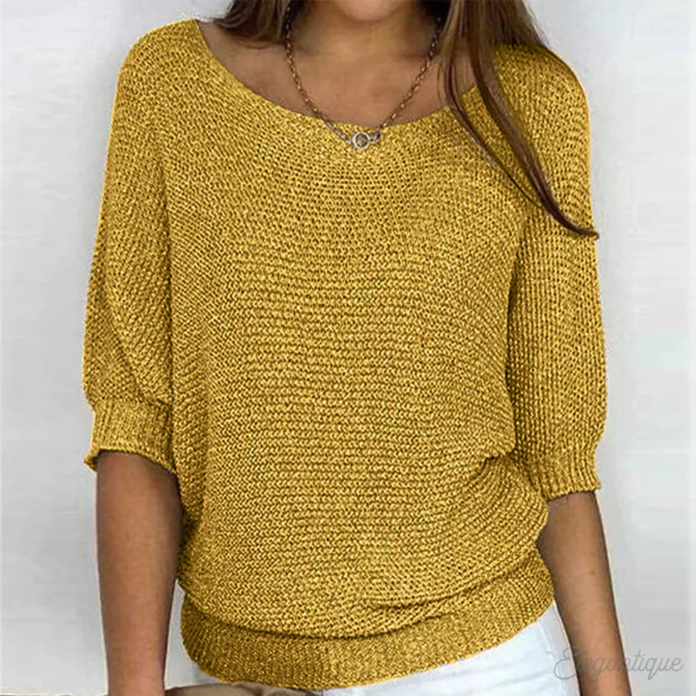 Celia™ - Relaxed Knit Top