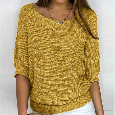 Celia™ - Relaxed Knit Top