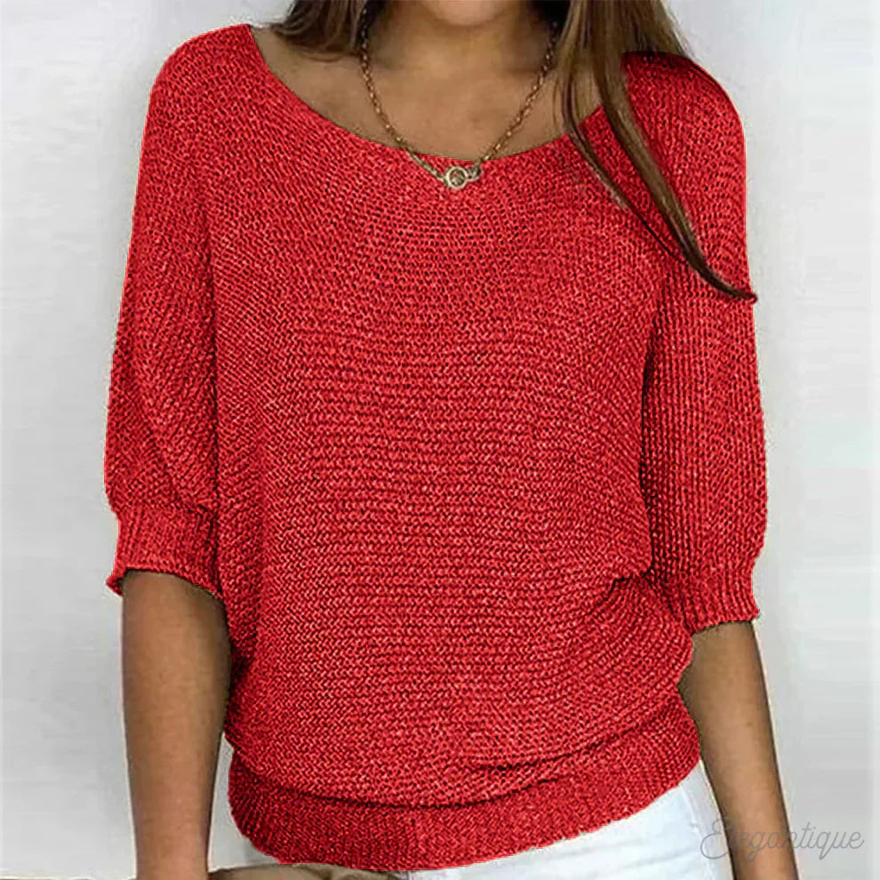 Celia™ - Relaxed Knit Top
